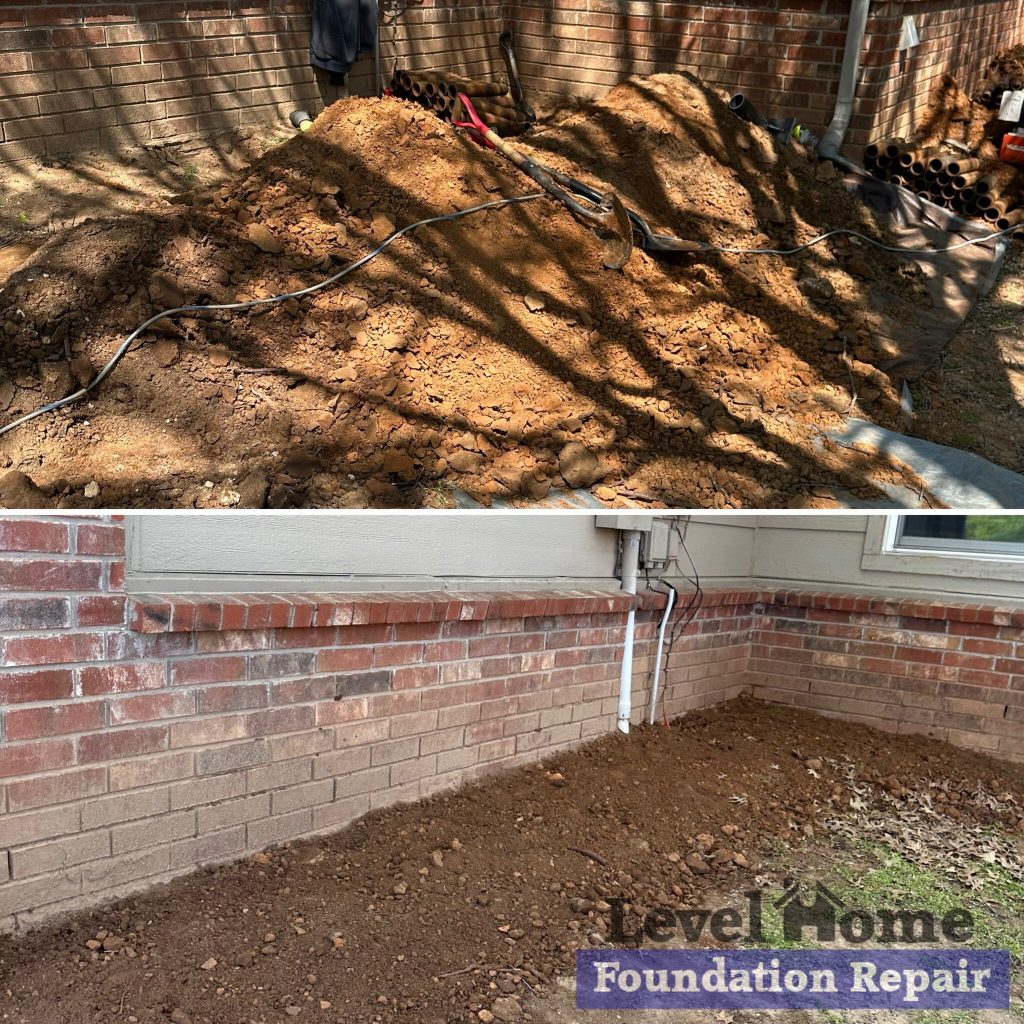 Foundation repair project - Level Home Foundation Repair Tulsa Oklahoma